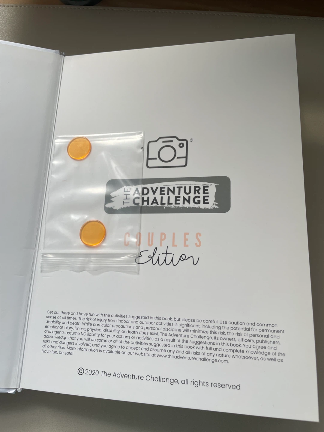 The Adventure Challenge Couples Edition Journal - photo 2
