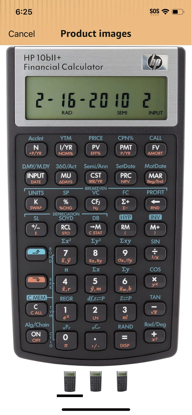 Brand new-HP 10bII+ Financial Calculator - photo 2