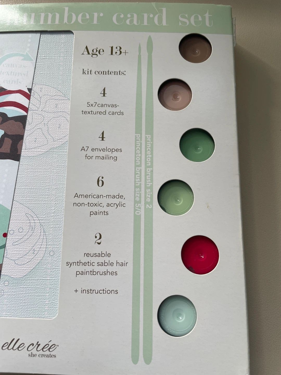 Elle Crée Paint-by-Number Card Set - Holiday Sweets - photo 2
