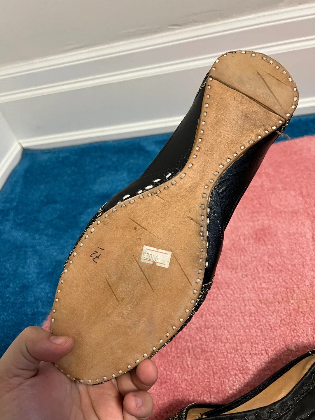 Black & Gold Khussa Flats - photo 4