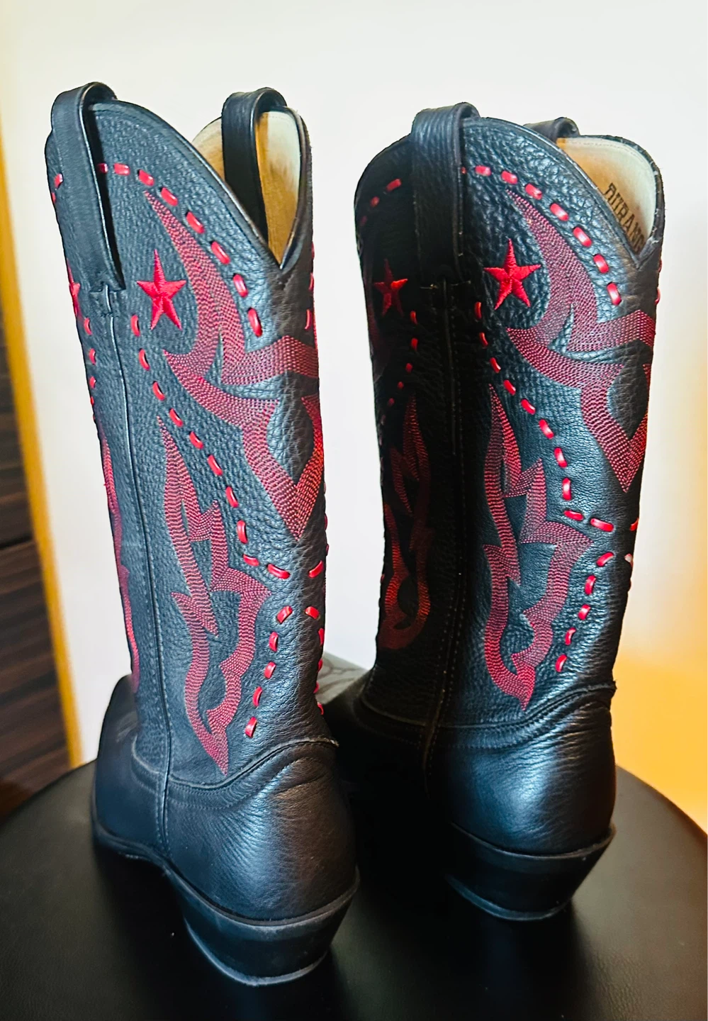Durango Black & Red Embroidered Cowboy Boots - photo 3
