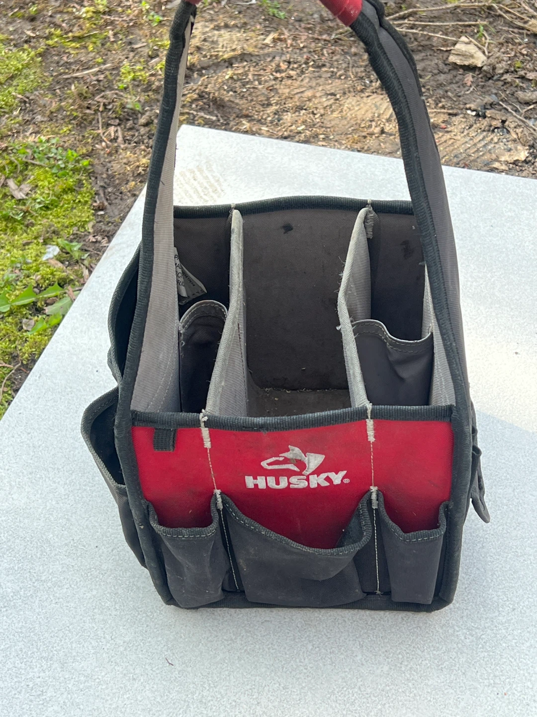 Husky Red & Black Tool Tote Bag
