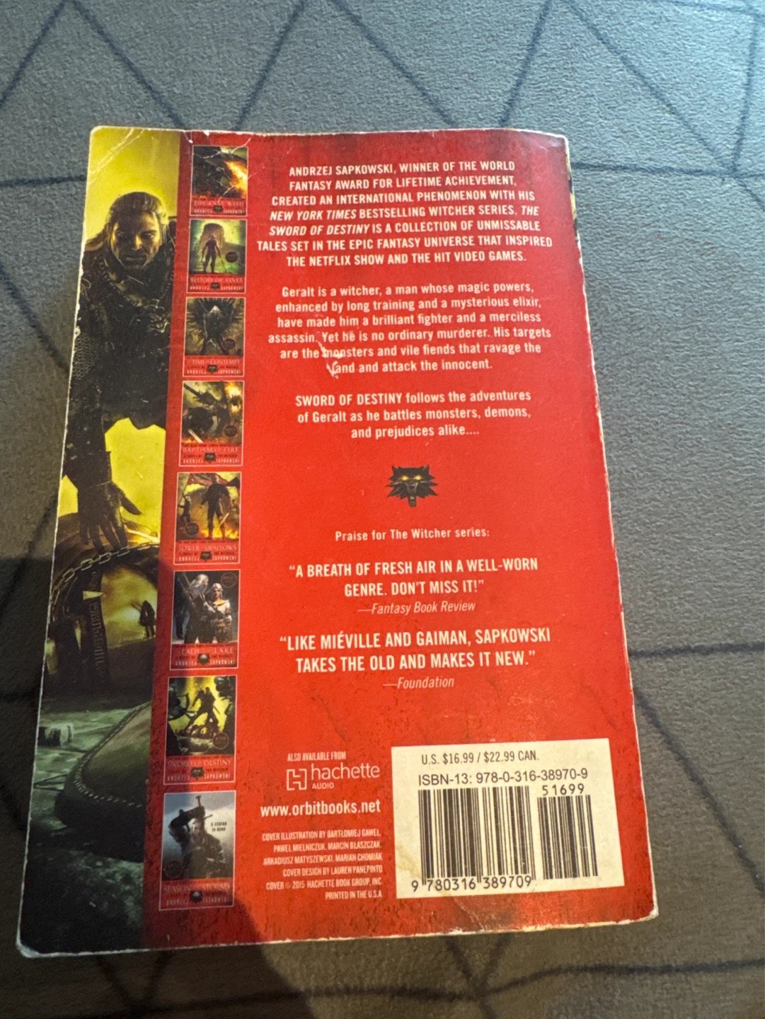 The Witcher: Sword of Destiny by Andrzej Sapkowski - Paperback - photo 3