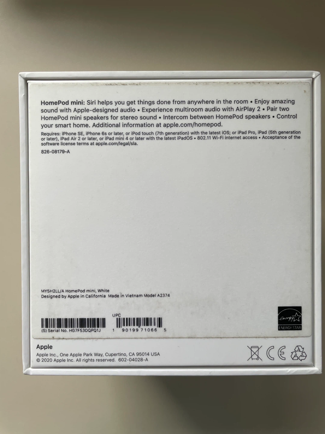 Apple HomePod mini - White - photo 3