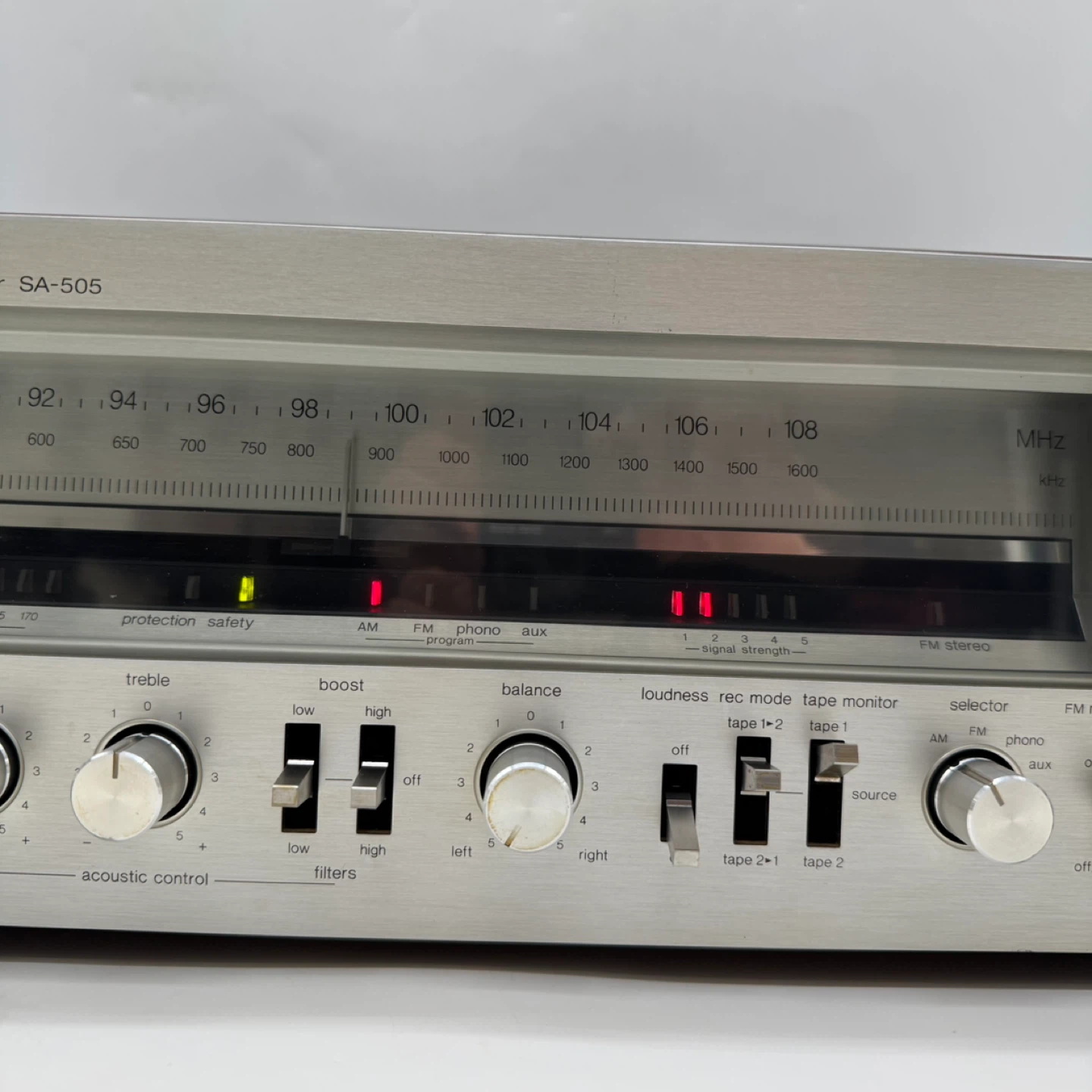 Technics SA-505 Vintage Stereo Receiver AM/FM Wood Case Japan - photo 3