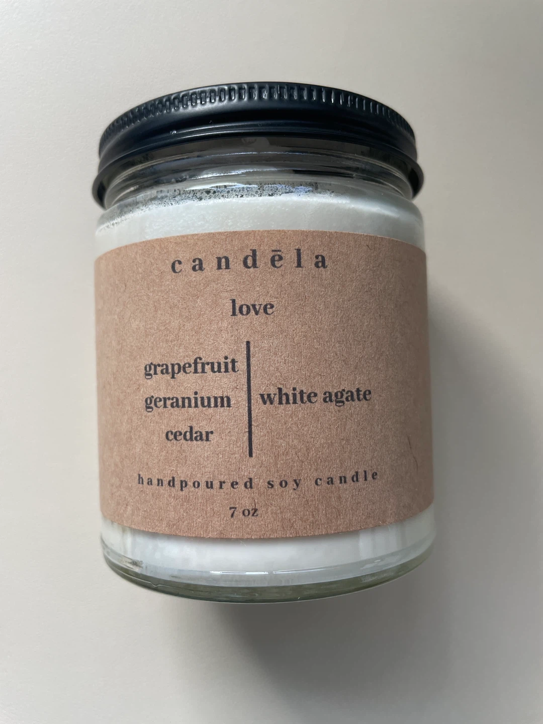 Candela Love Handpoured Soy Candle - 7 oz