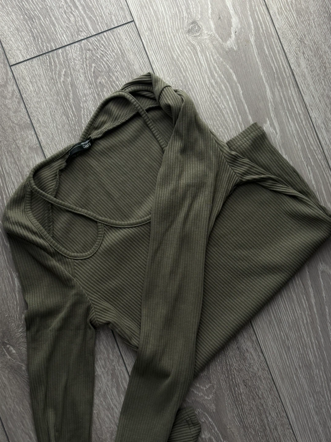 Ribbed Long Sleeve Top