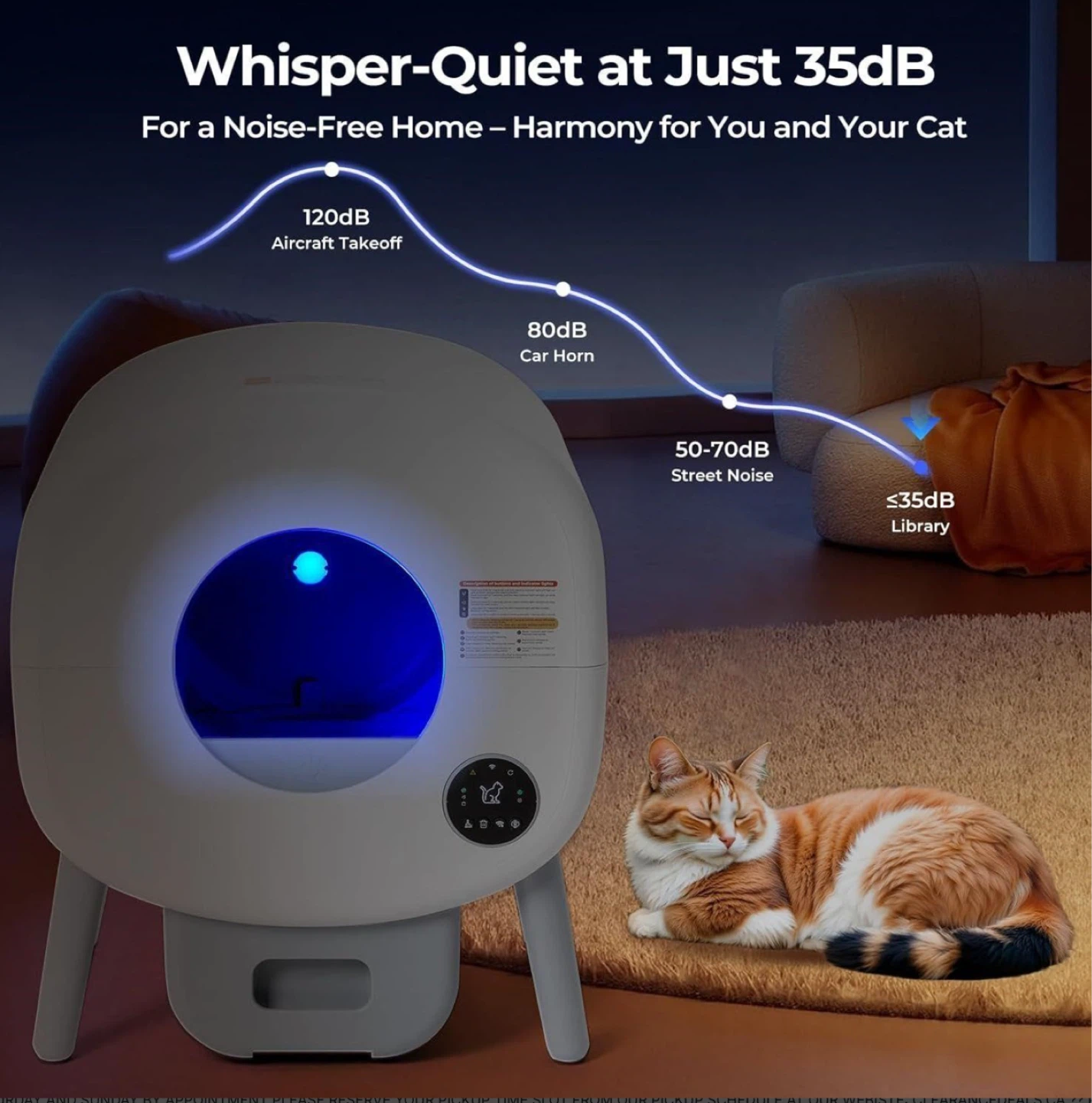 Automatic Pet Litter Box with App Control - photo 5