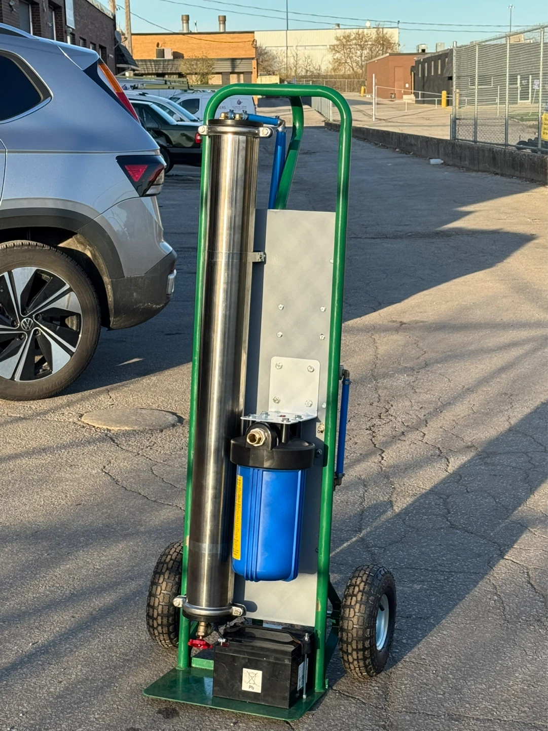 4 stage pure water window cleaning system