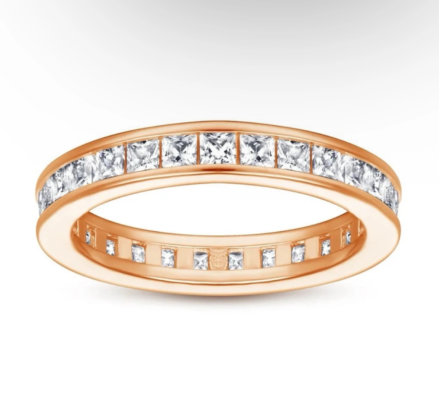 Women's Rose Gold/ Silver wedding band - photo 4