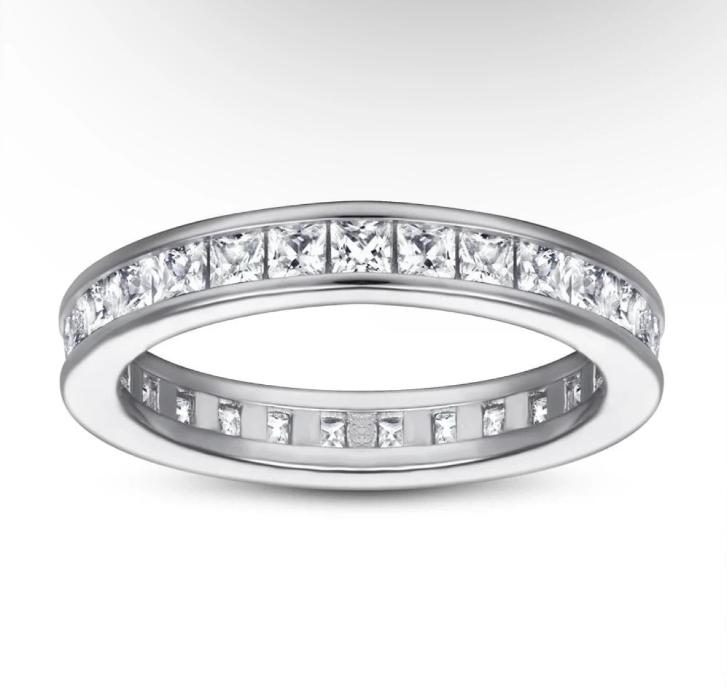Women's Rose Gold/ Silver wedding band - photo 3