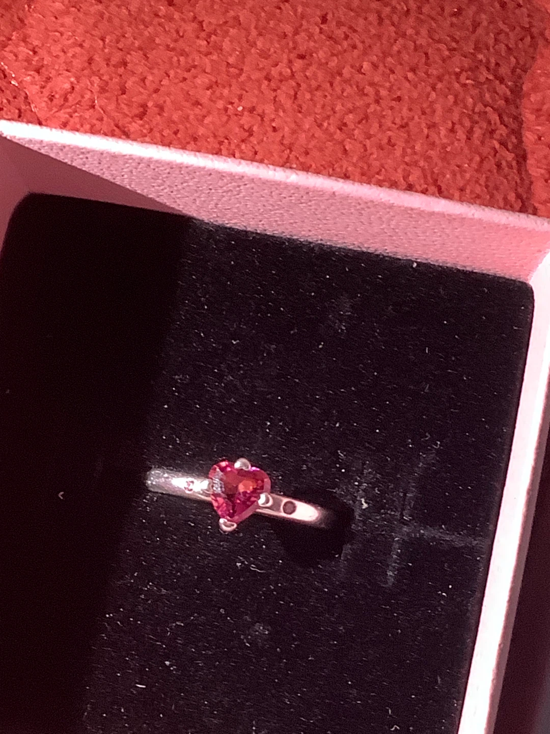 Pandora Ring with Heart-Shaped Stone - photo 2