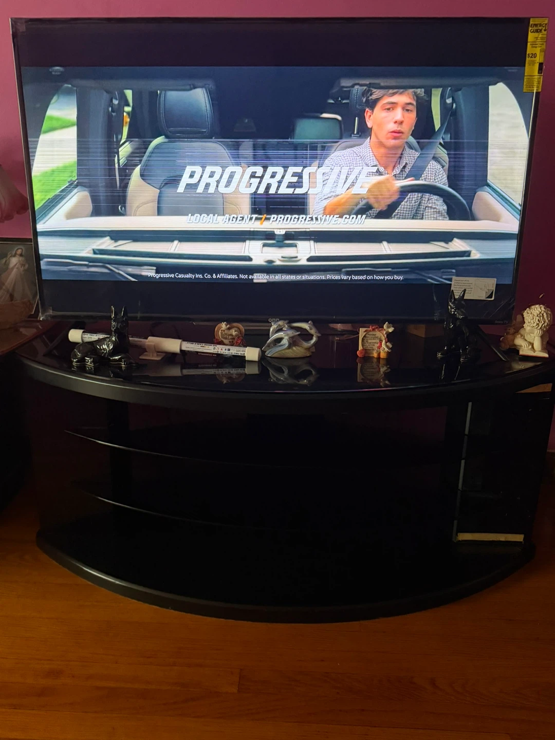 Black TV Stand Set