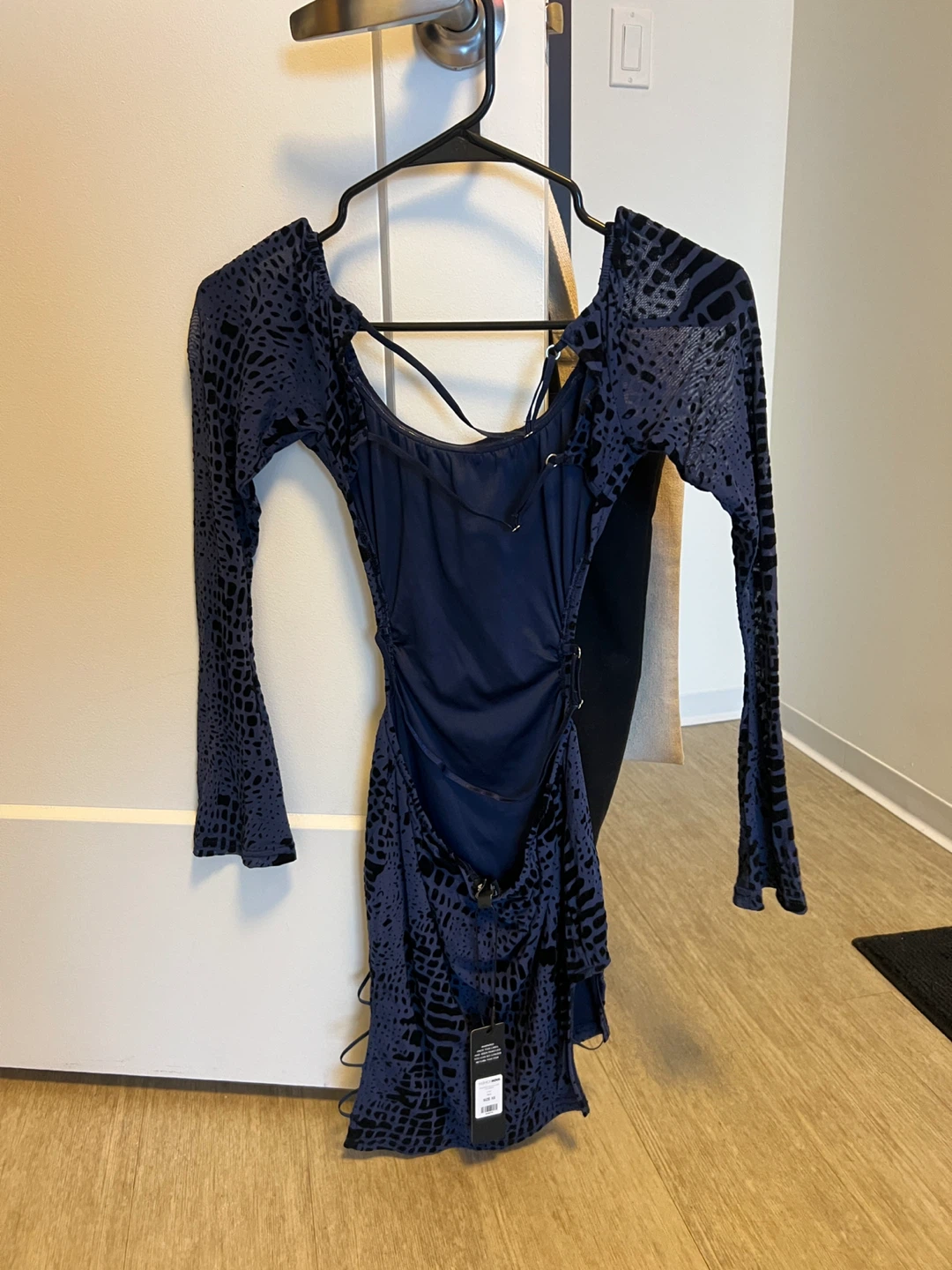 NWT Fashion Nova Mini Dress Navy XS - photo 2