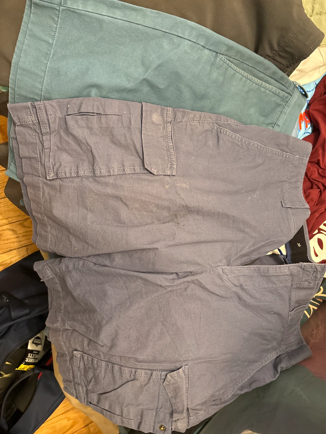 9 pairs of size 36 shorts