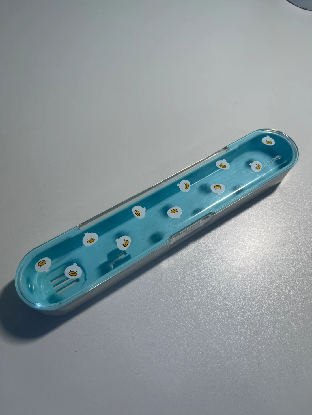 Cute Duck Cutlery Case - for toothbrush