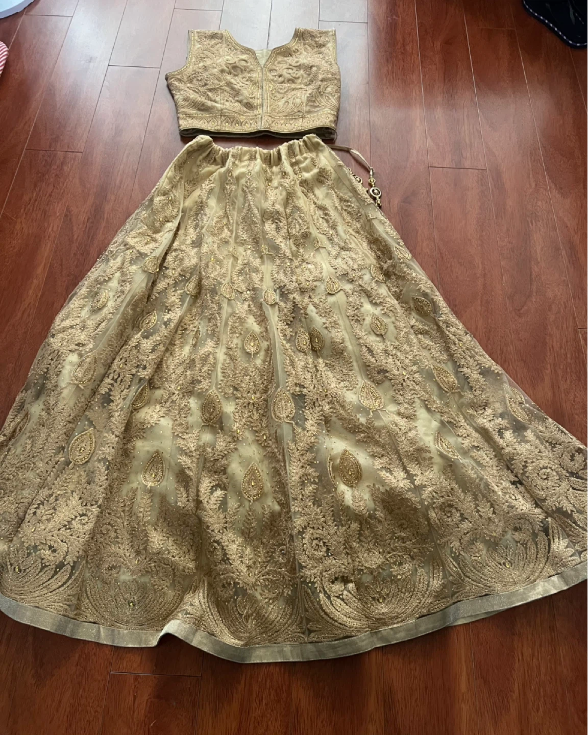 Gold Embroidered Lehenga Choli - photo 2