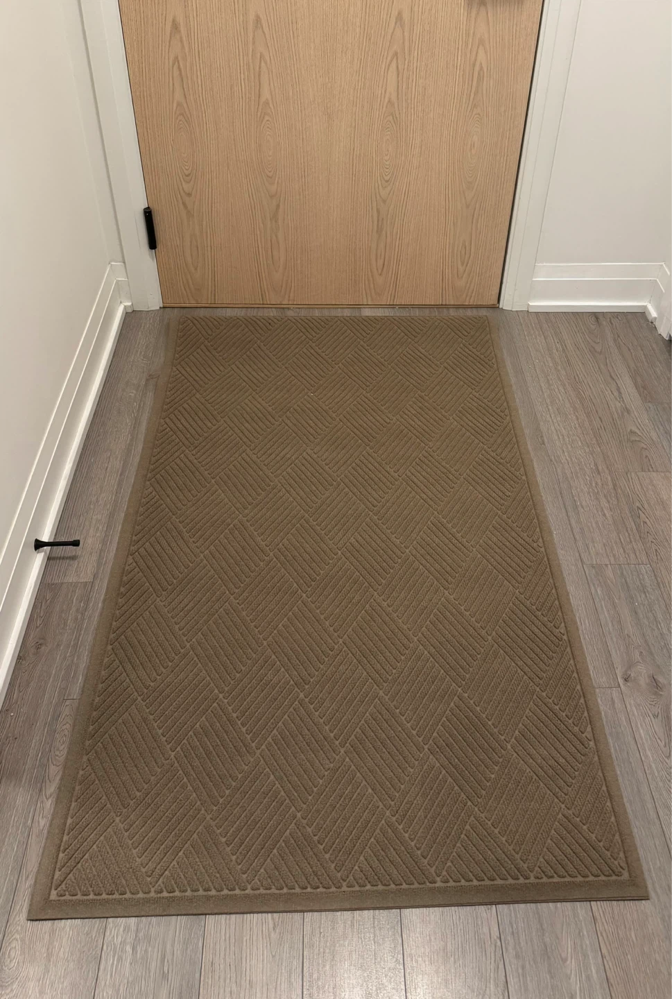Brown Geometric Pattern Doormat - photo 2