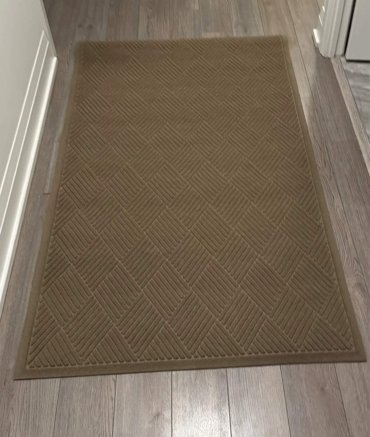 Brown Geometric Pattern Doormat - photo 4