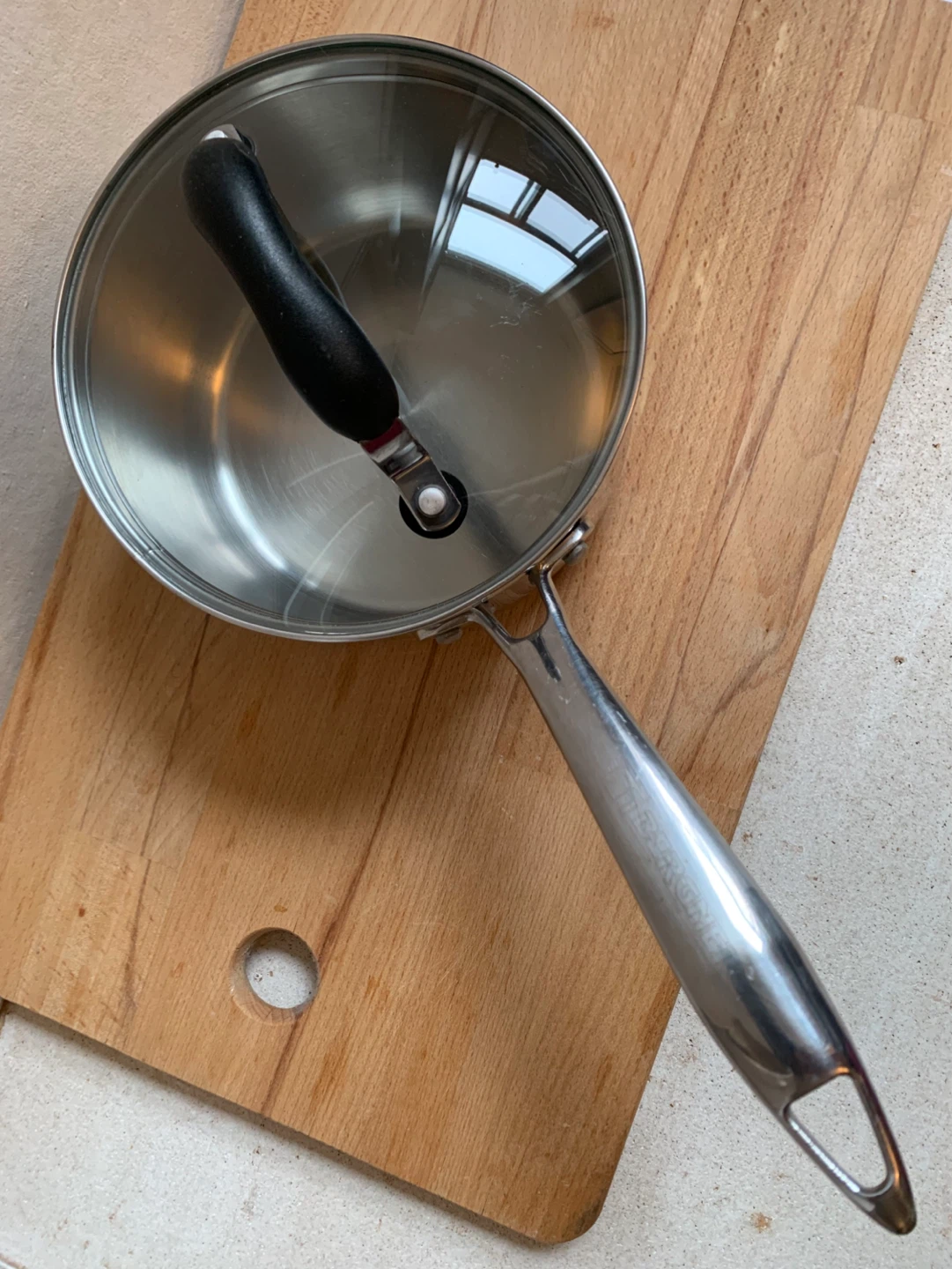 Stainless Steel Saucepan with Lid-Bergner Triply - photo 3