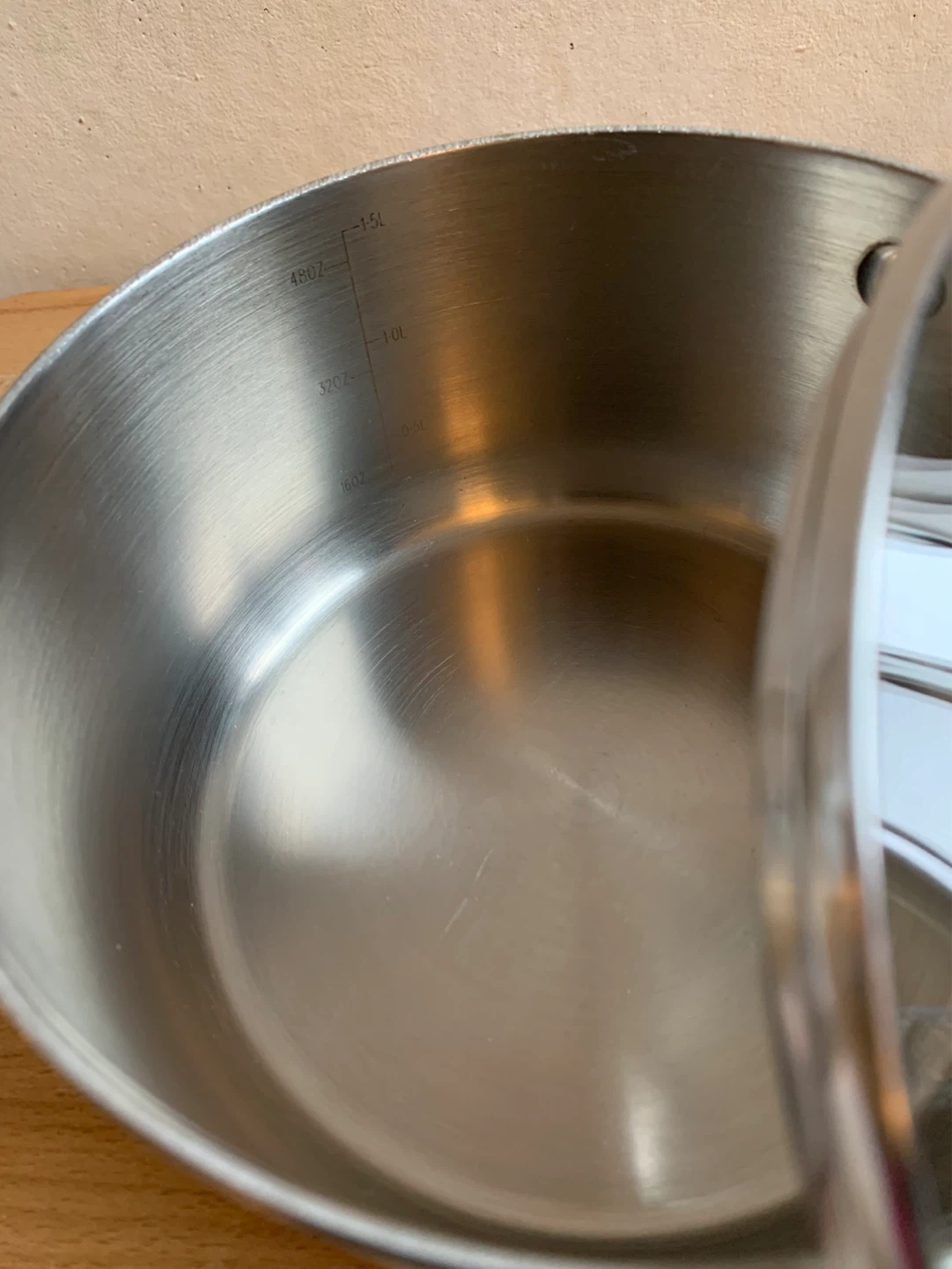 Stainless Steel Saucepan with Lid-Bergner Triply - photo 5
