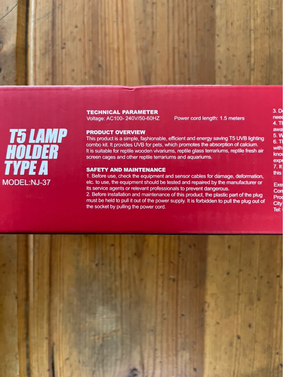Reptile UVB Light Kit 10.0, 4W, 6.4”  (New) - photo 4
