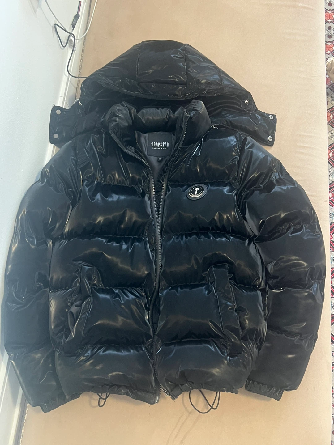 Trapstar Black Puffer Jacket
