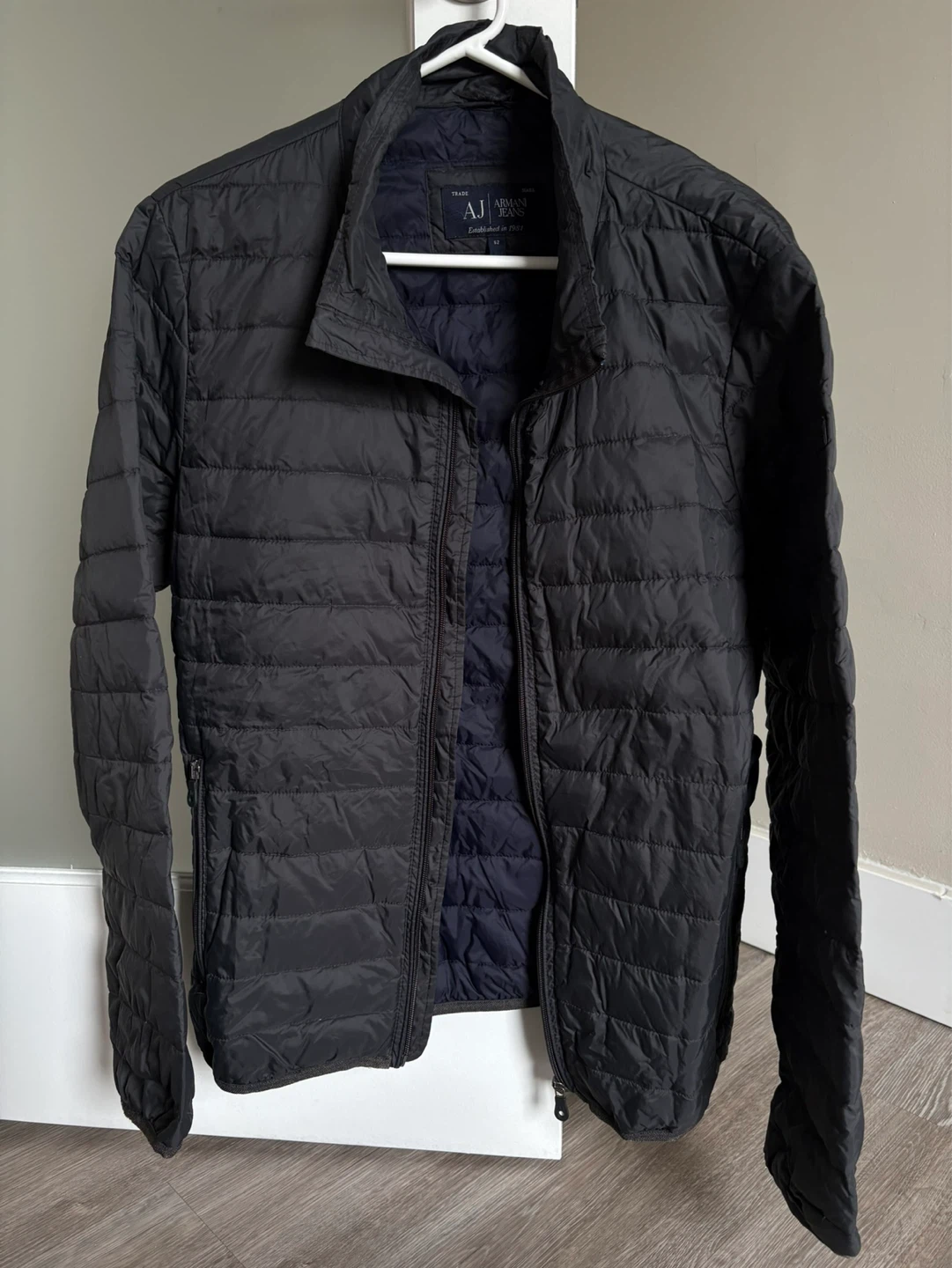 Armani Jeans quilted Black Puffer Jacket - photo 4