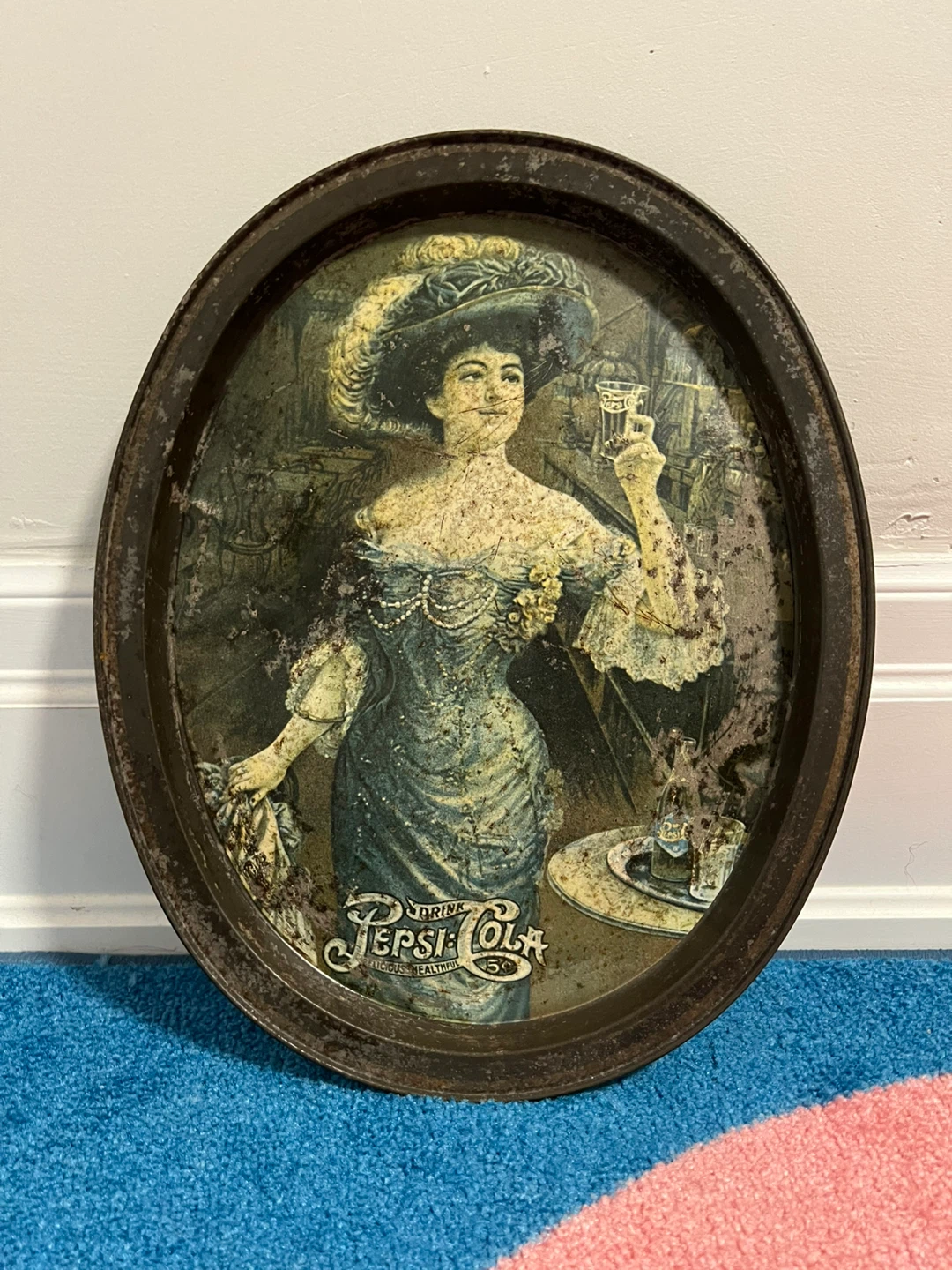 Vintage Pepsi-Cola Tin Serving Tray