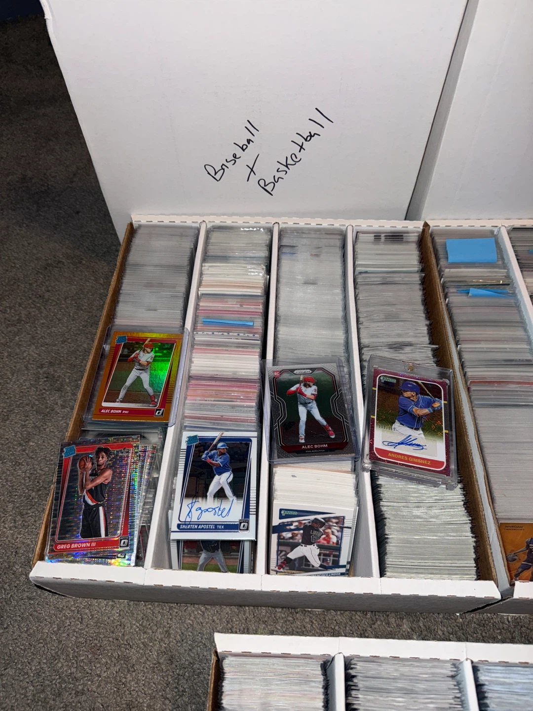 Large Collection of Baseball and Basketball Trading Cards - photo 5