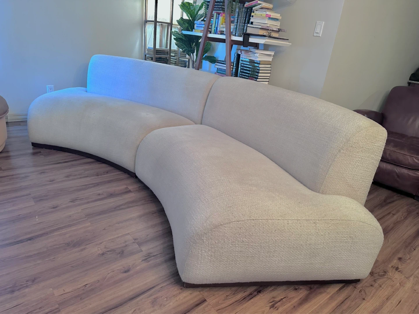 CB2 Fred Segal Moon Pearl Sofa