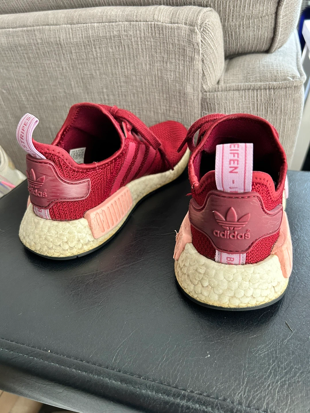 Adidas NMD R1 Shoes - Red US size 6 - photo 2