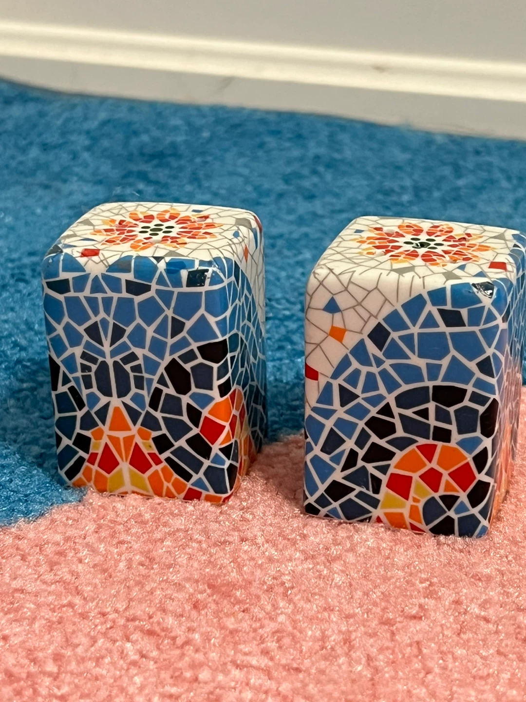 Mosaic Salt & Pepper shakers (Set of 2)