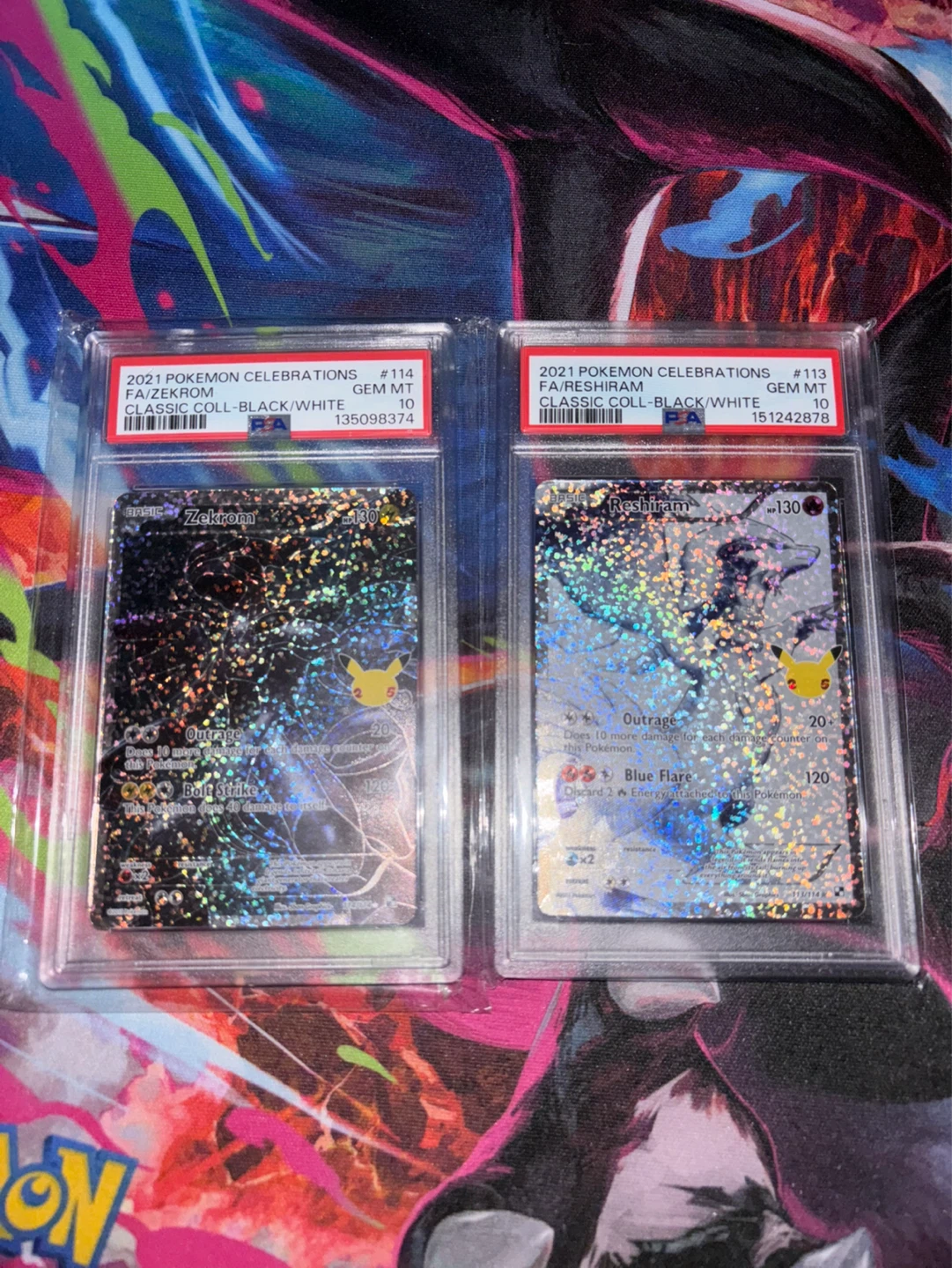 2021 Pokemon Celebrations Reshiram & Zekrom SET