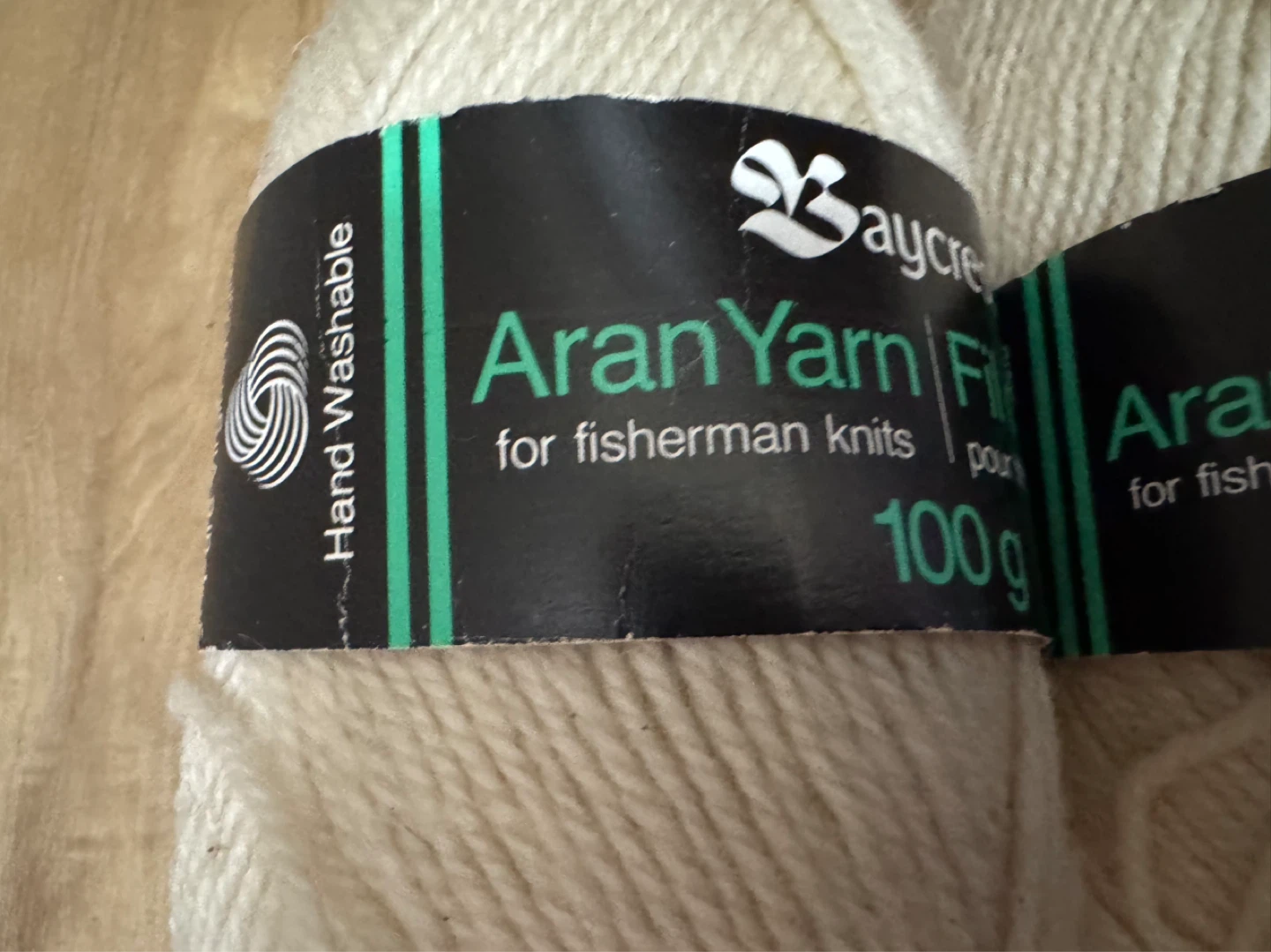 Baycrest Aran Yarn - Pure Virgin Wool - photo 2