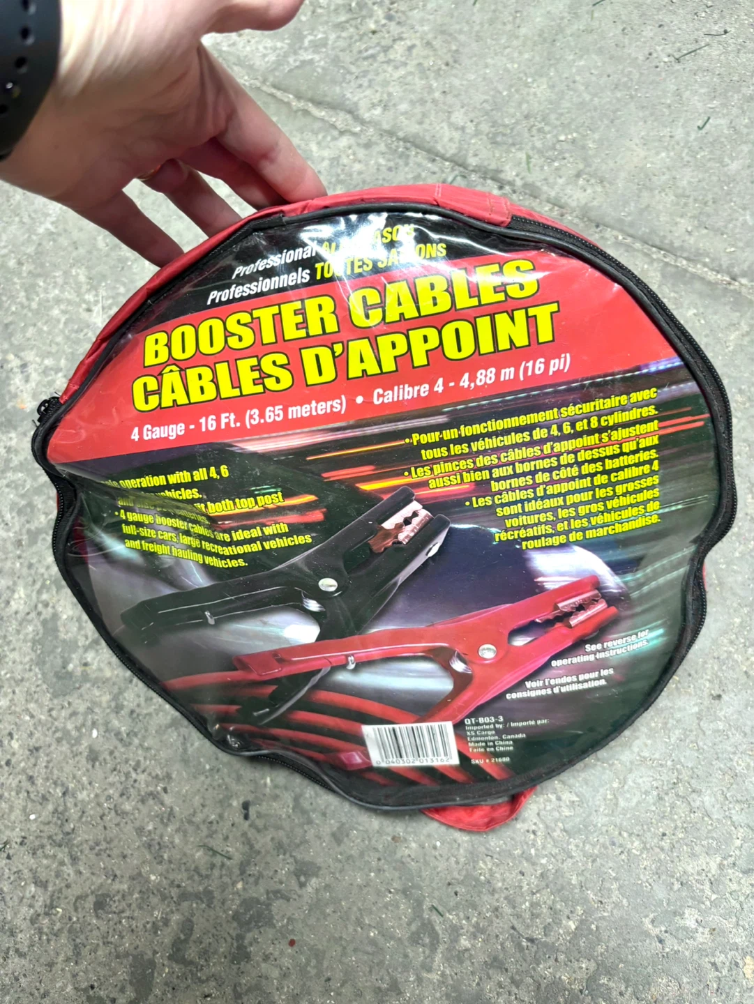 New Booster Cables 16 Ft.