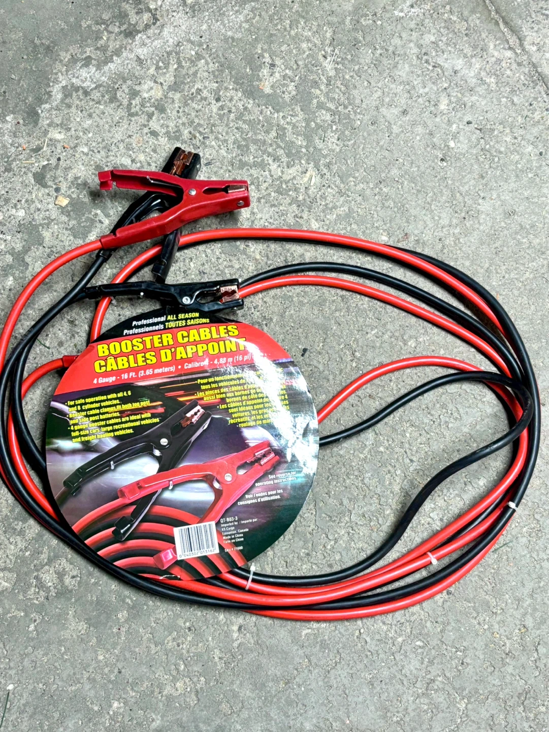 New Booster Cables 16 Ft. - photo 3