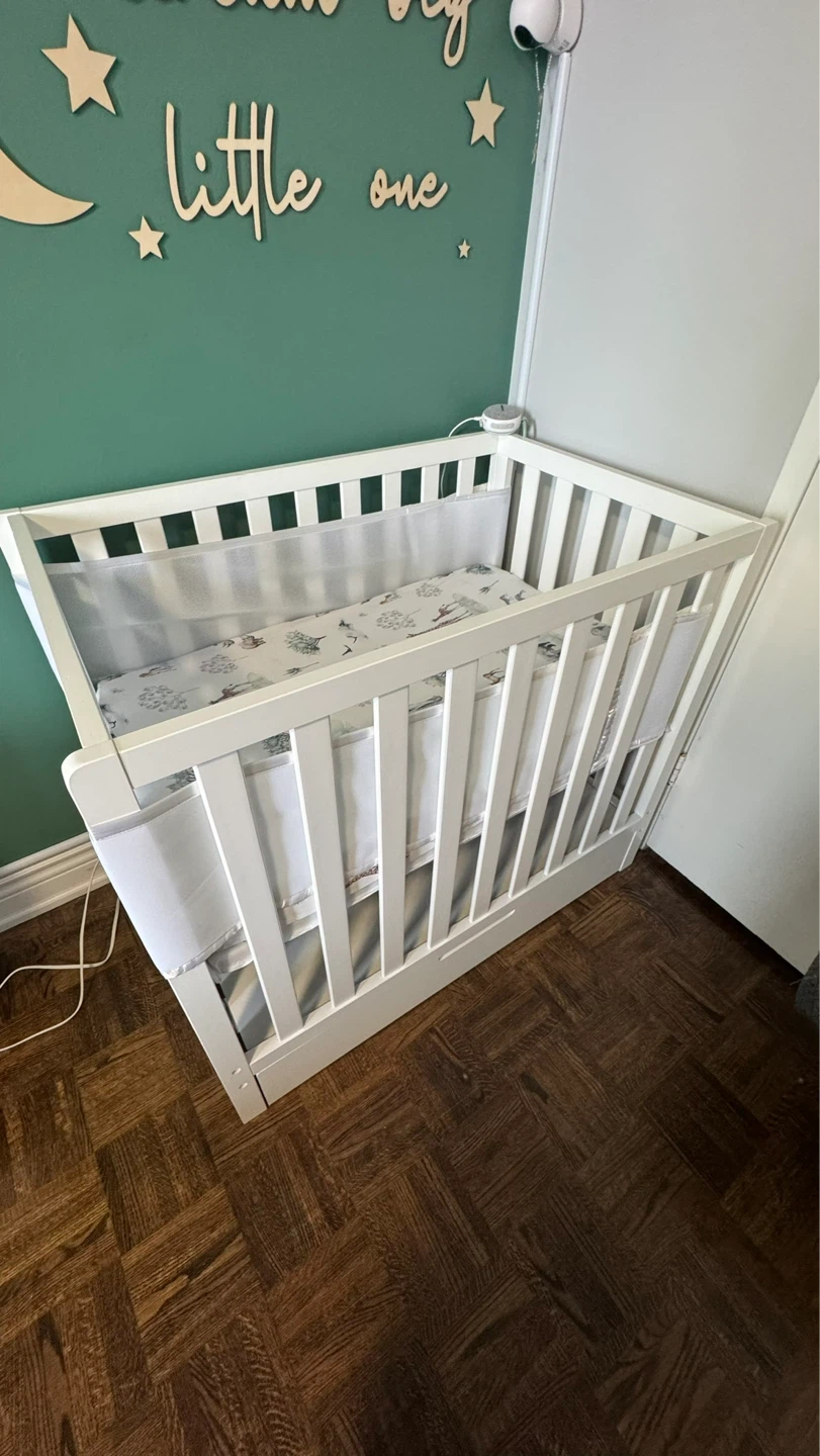 Colby 4-in-1 Mini Convertible Crib with Storage - photo 2