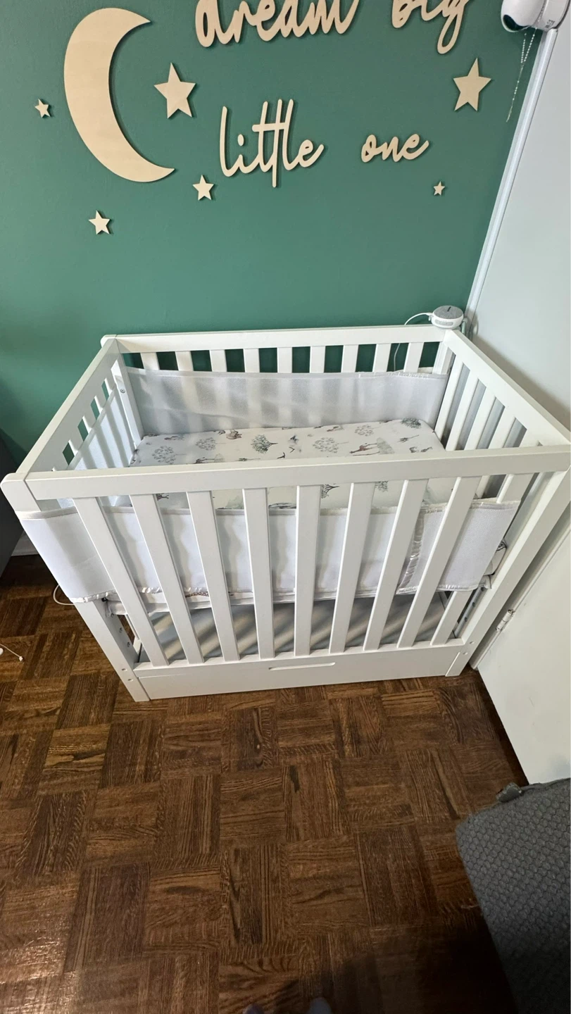 Colby 4-in-1 Mini Convertible Crib with Storage