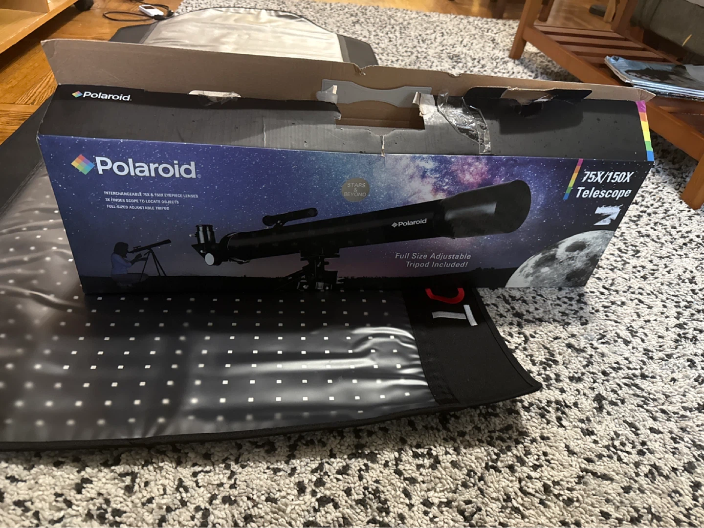 Polaroid 75x/150x Telescope with Tripod