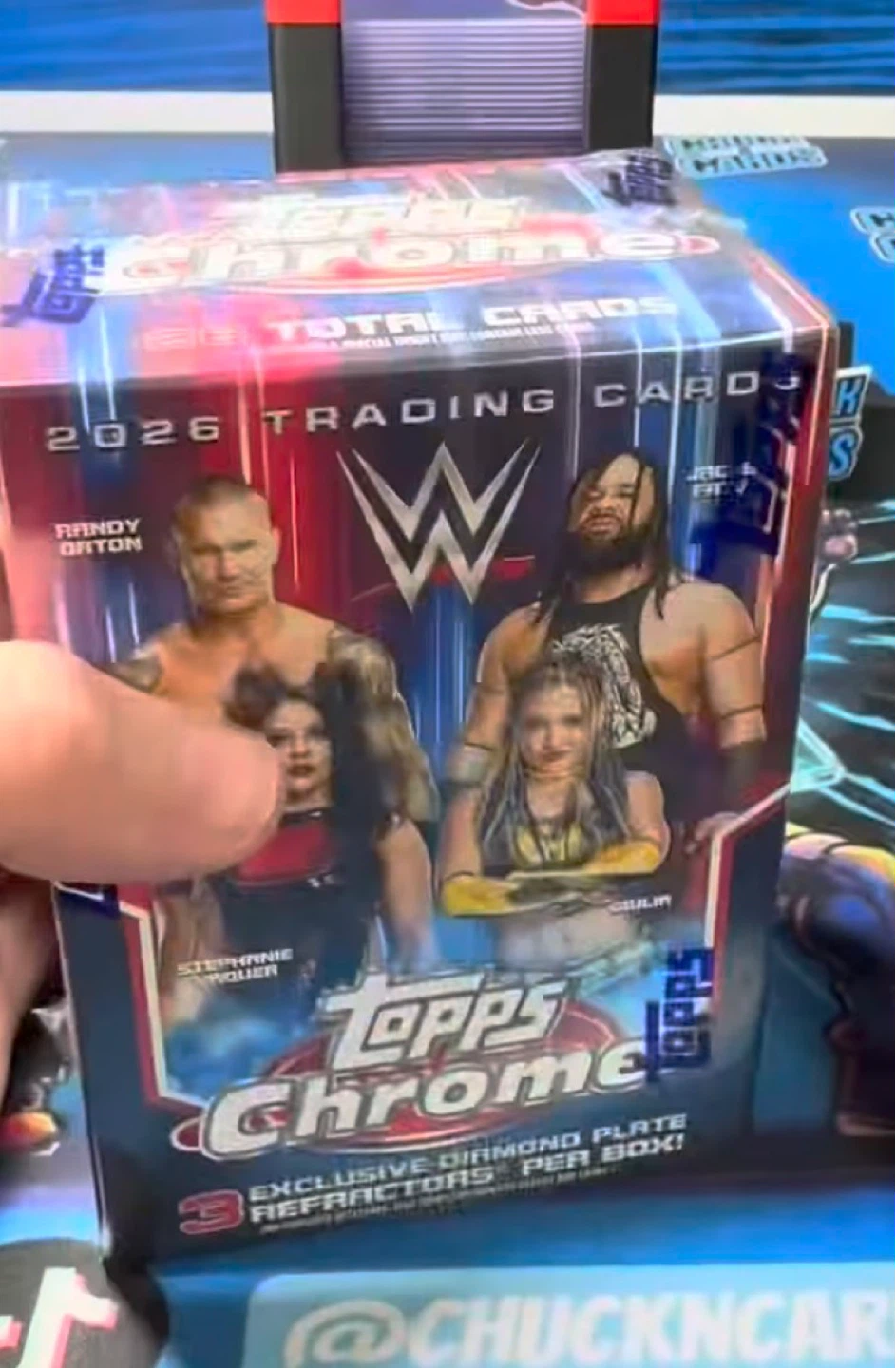 2026 Topps Chrome WWE Trading Card Box
