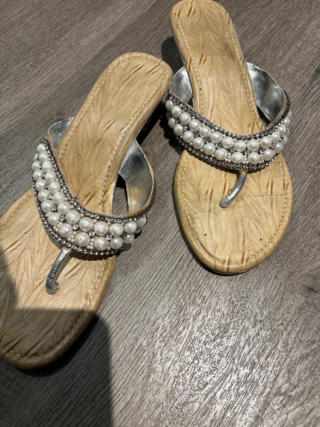Women's Embellished Wedge Sandals