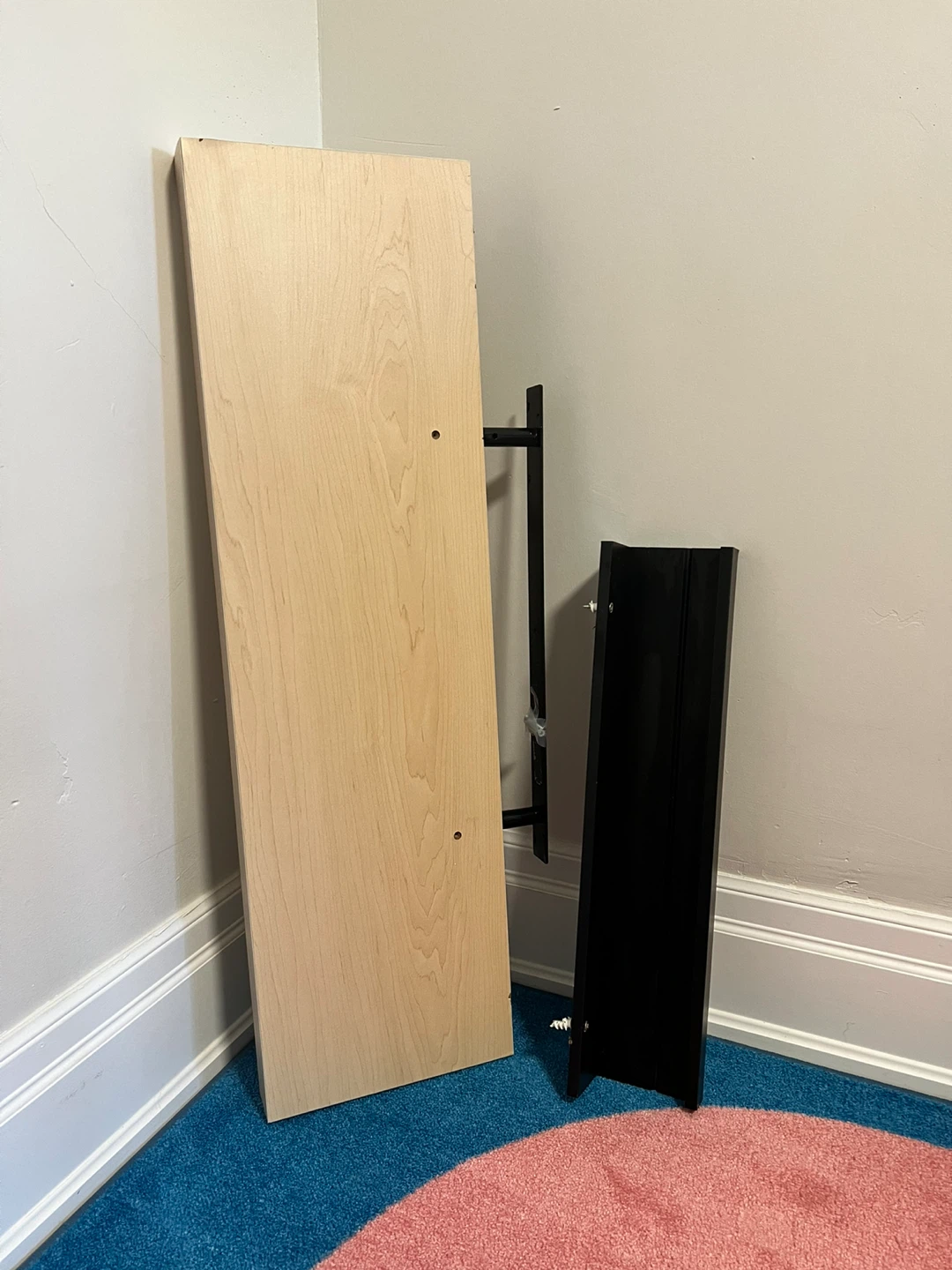 Floating shelf + IKEA OSSLÄNDA Shelf
