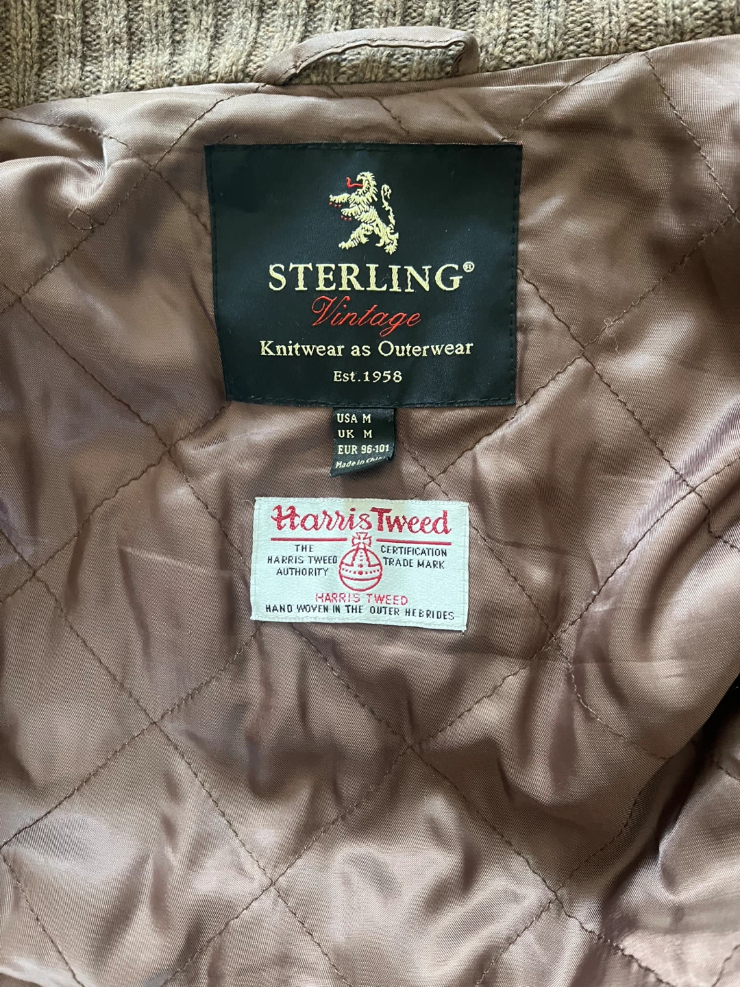 Sterling Vintage Harris Tweed Jacket - Size M - photo 2