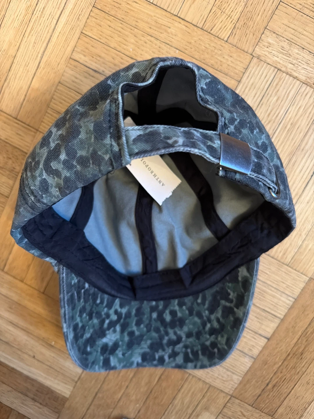 ANTHROPOLOGIE Camouflage Leopard Print Baseball Cap (NEW) - photo 2