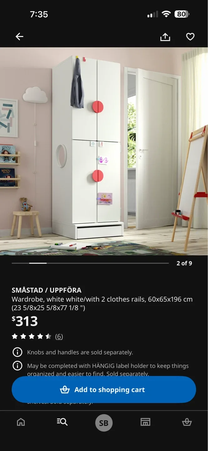 IKEA SMÅSTAD / UPPPFÖRA Wardrobe - White - photo 4