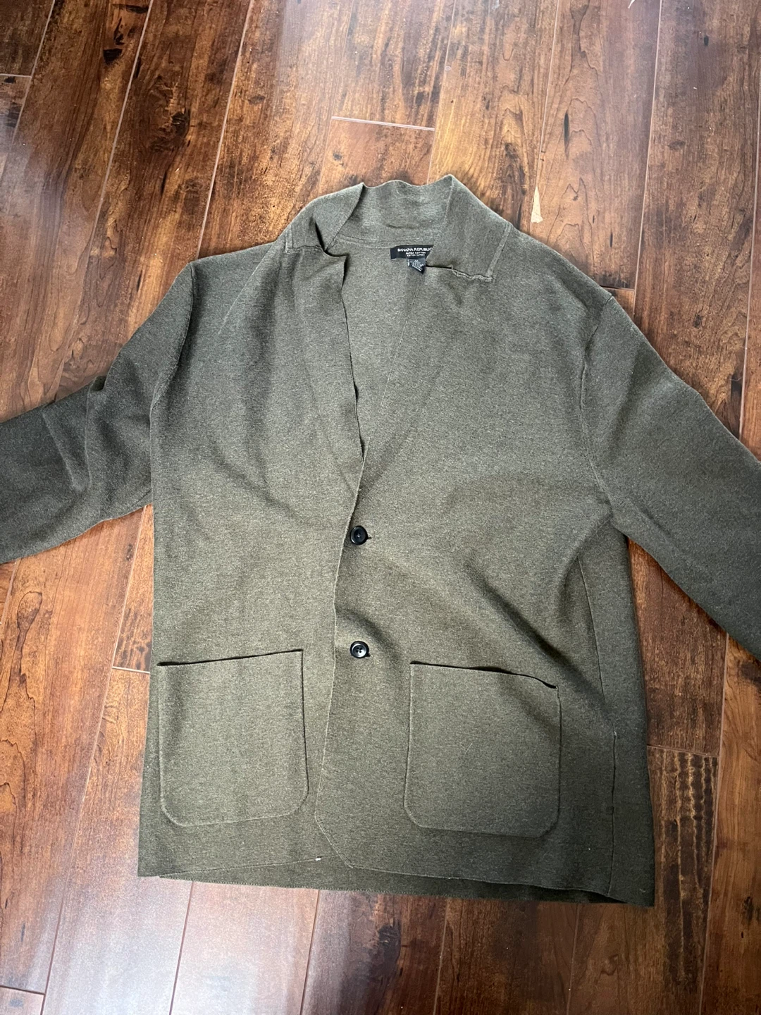Banana Republic Men's Grey Knit Blazer
