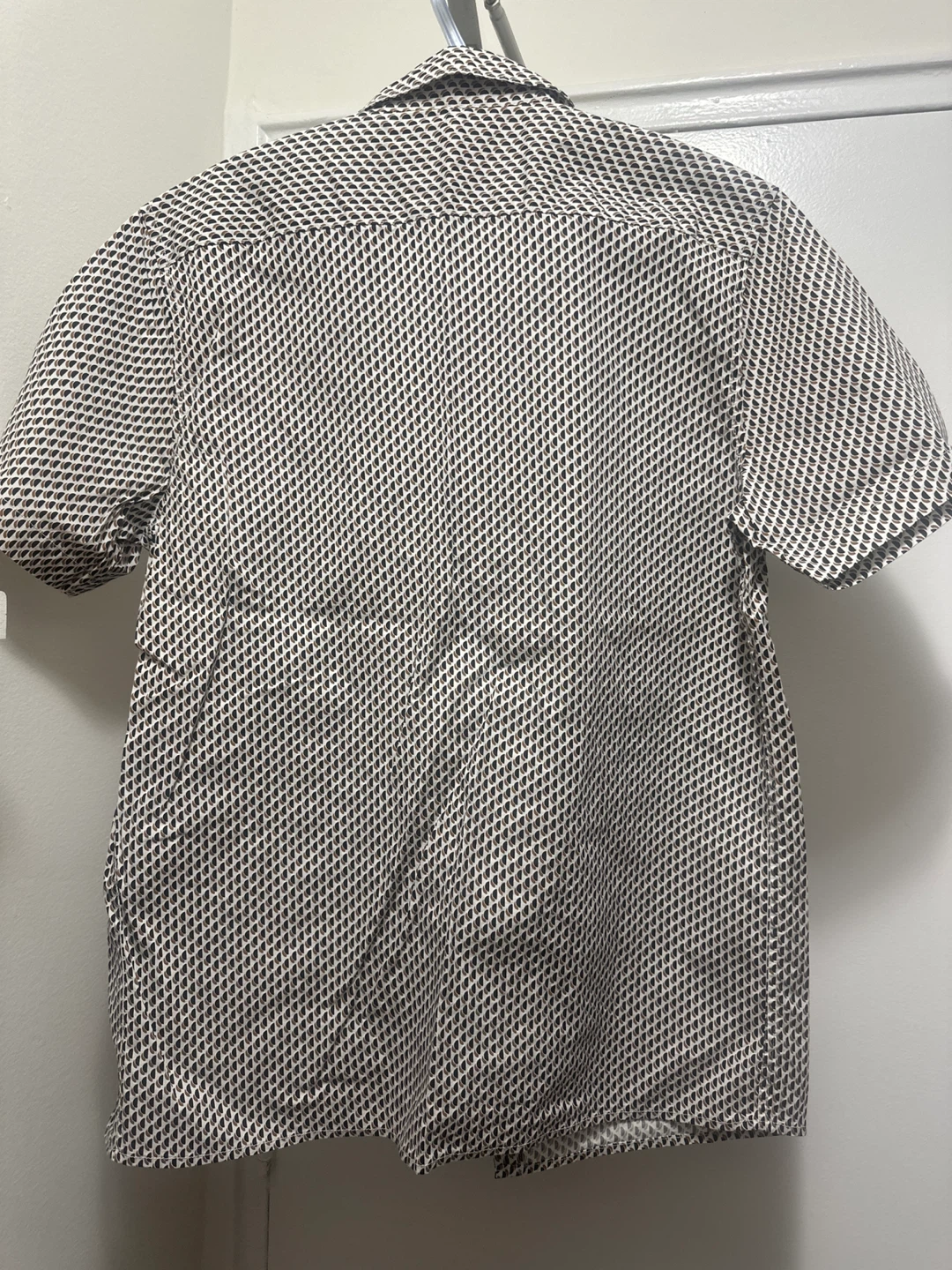 George Short Sleeve Button-Up Shirt - Geometric Pattern - photo 2