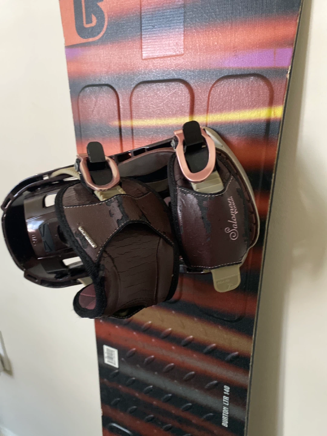Burton LTR Snowboard with Salomon Bindings - photo 3