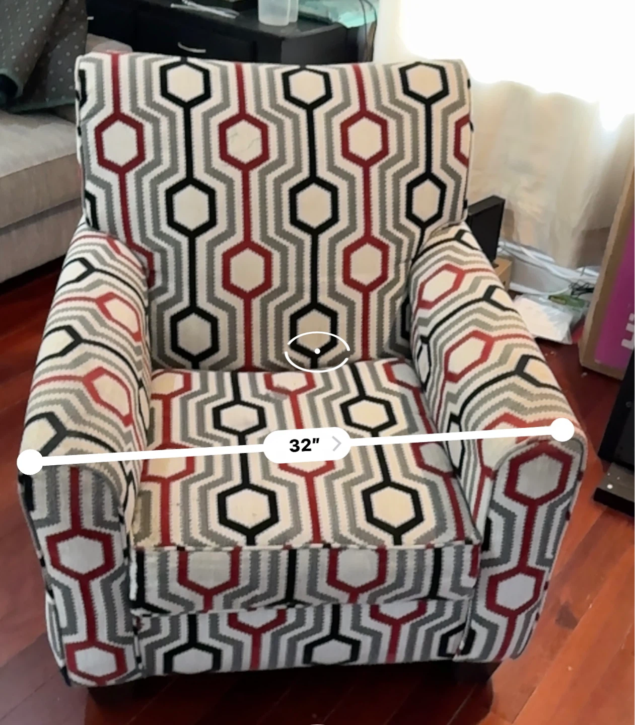 Accent Armchair - Geometric Pattern